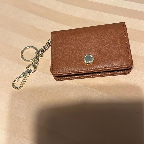 Steve Madden ID credit card holder keychain with clip for purse or pant loop - Picture 2 of 5